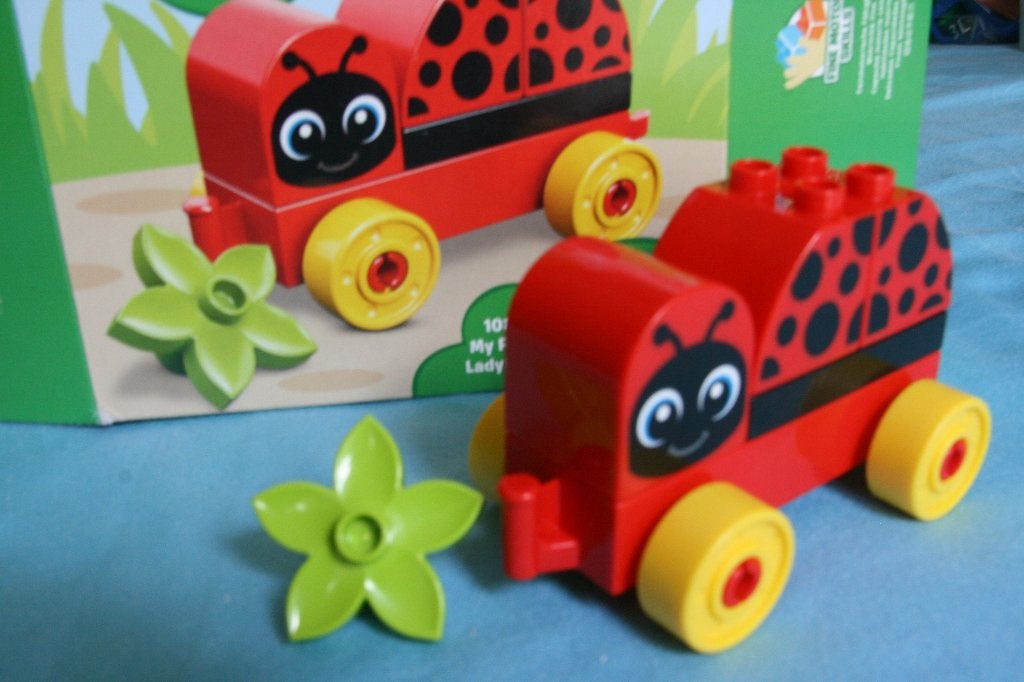 Duplo 10859 rijdend lieveheersbeestje - compleet & zgan, Ophalen, Compleet, Overige thema's, Zo goed als nieuw