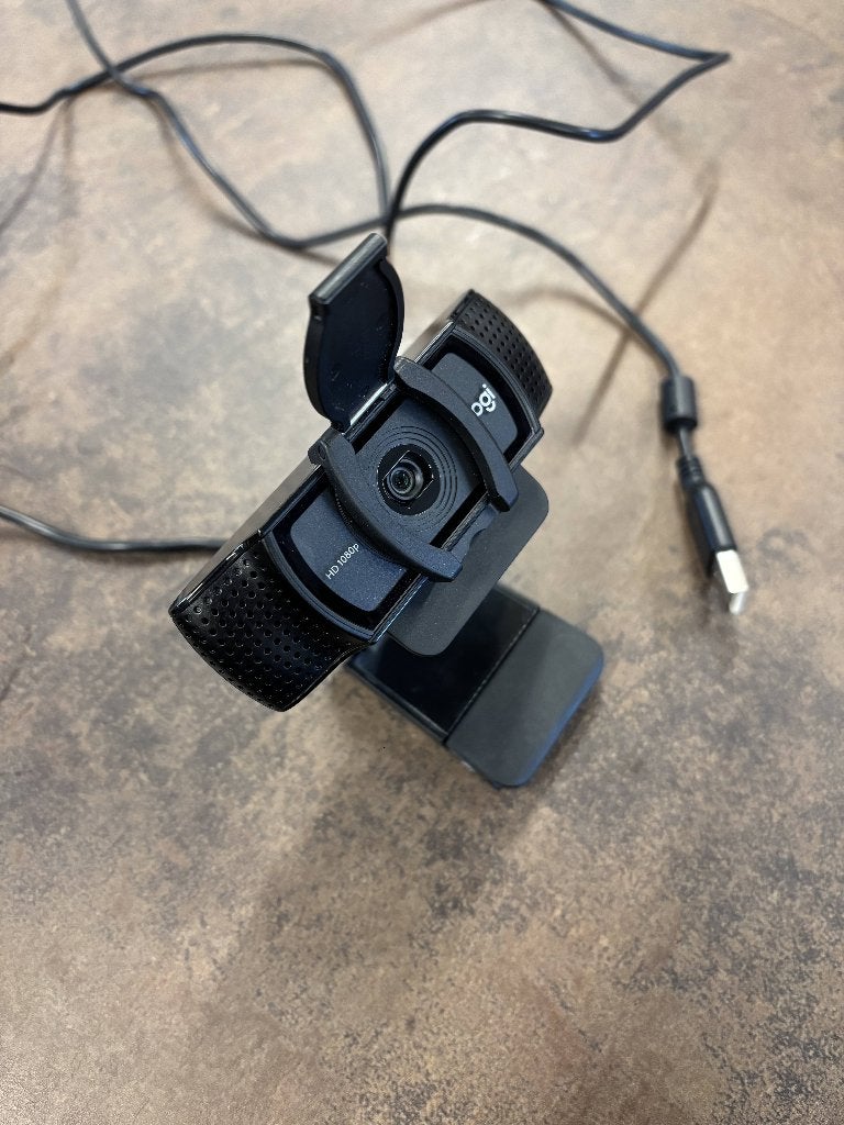 Logitech HD Pro Webcam C920 – Full HD 1080p, Computers en Software, Webcams, Ophalen of Verzenden, Zo goed als nieuw, Monitorclip