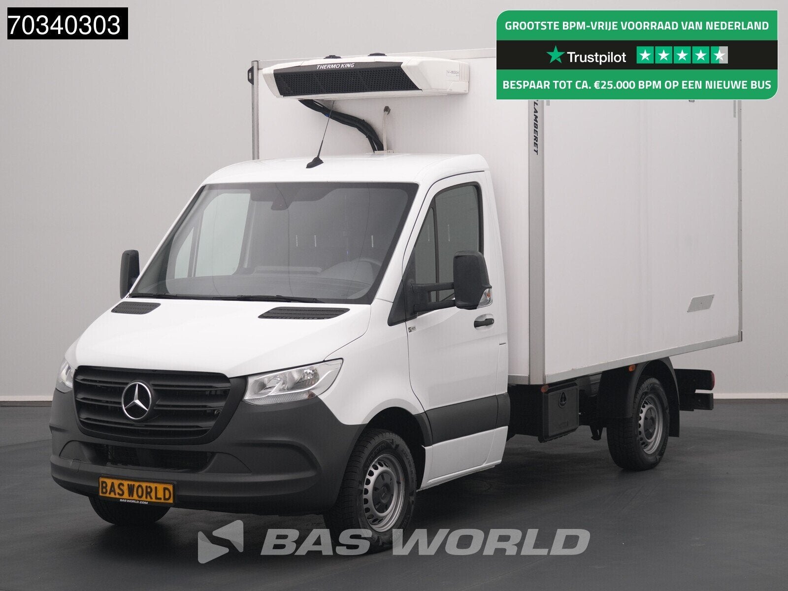 Mercedes Sprinter 317 CDI Automaat Koel/Vrieswagen Achterdeu, Auto's, Automaat, Stof, Gebruikt, Euro 6