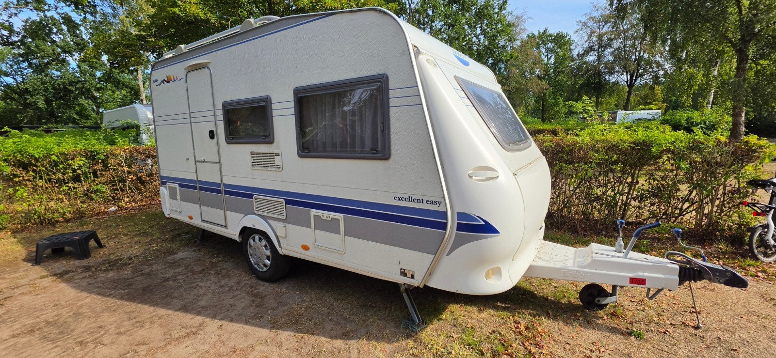 Hobby Excellent Easy Caravan met Voortent, Vast bed, Hobby, Treinzit, 750 - 1000 kg