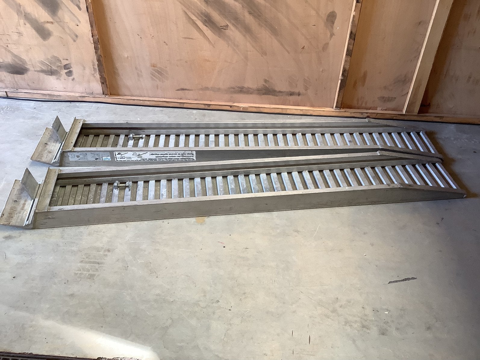 Aluminium zware oprijplaten ook geschikt voor trekkers, Auto diversen, Ophalen, Zo goed als nieuw