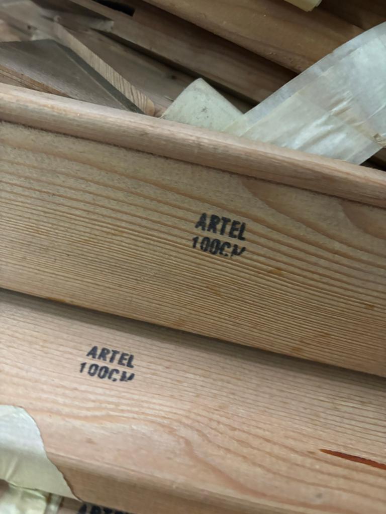 Houten spanramen voor schilderijen - Diverse maten, Ophalen, Gebruikt, 100 tot 125 cm, 75 cm of meer