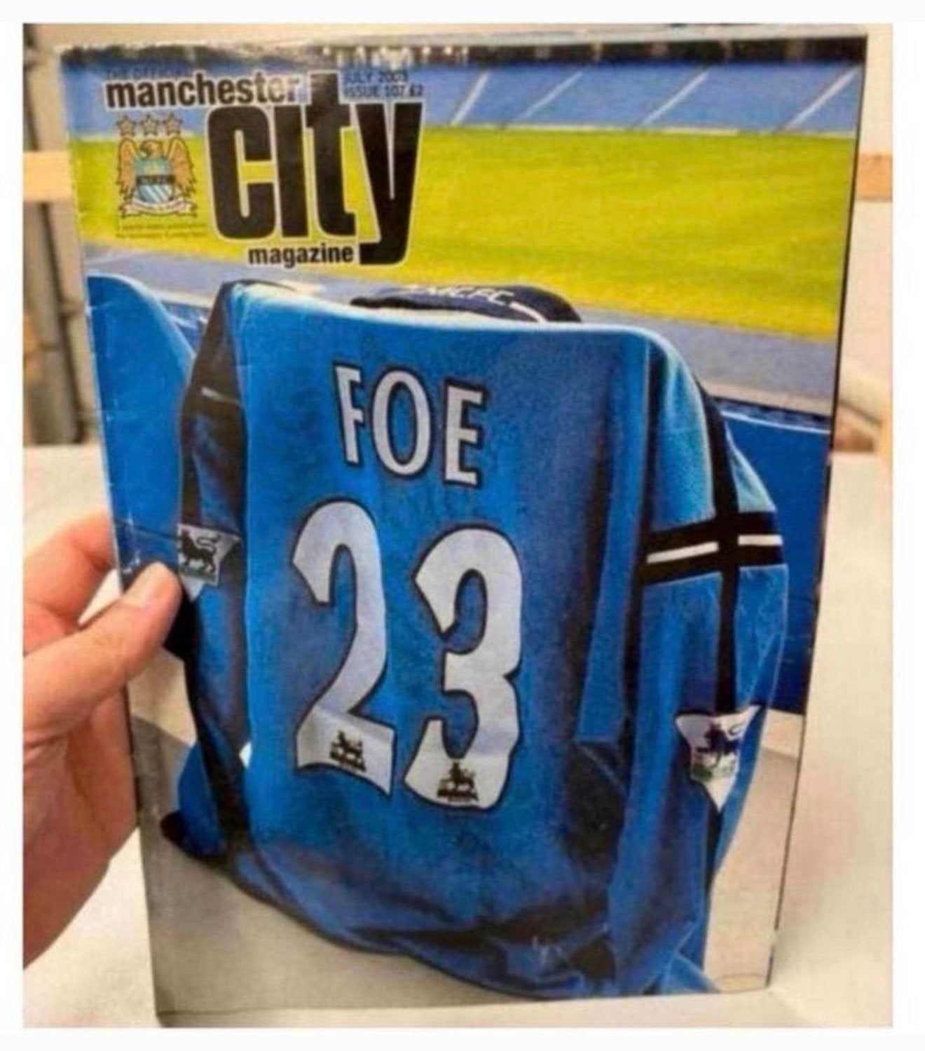 Manchester City club magazine July 2003 107 V Foe tribute, Buitenlandse clubs, Ophalen of Verzenden, Zo goed als nieuw, H