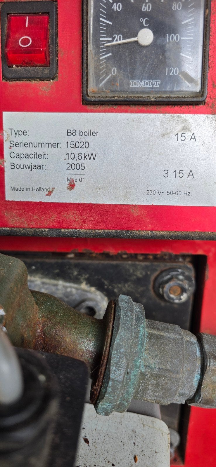 Kabola B8 verwarming en boiler - 10.6kW, bouwjaar 2005, Ophalen of Verzenden, Gebruikt