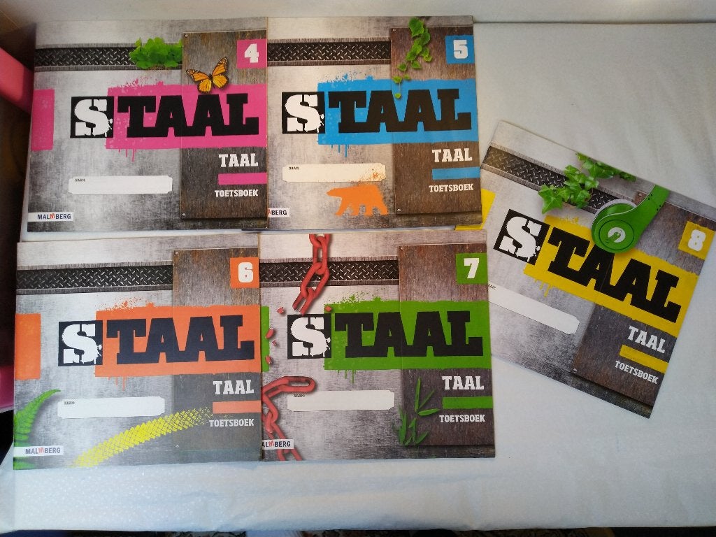 Staal - Versie 1 - Taal Toetsboek - Groep 4, 5, 6, 7, 8, Ophalen of Verzenden, Nieuw, Overige niveaus, Nederlands