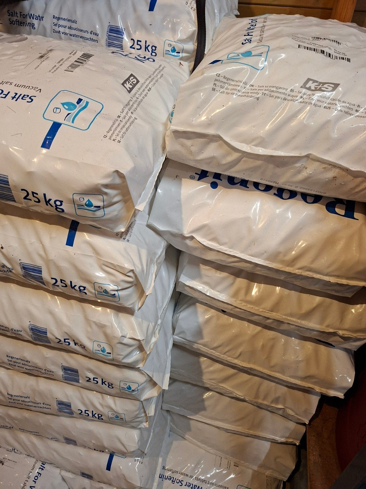 Regenit zouttabletten zakken van 25kg., Ophalen, Nieuw
