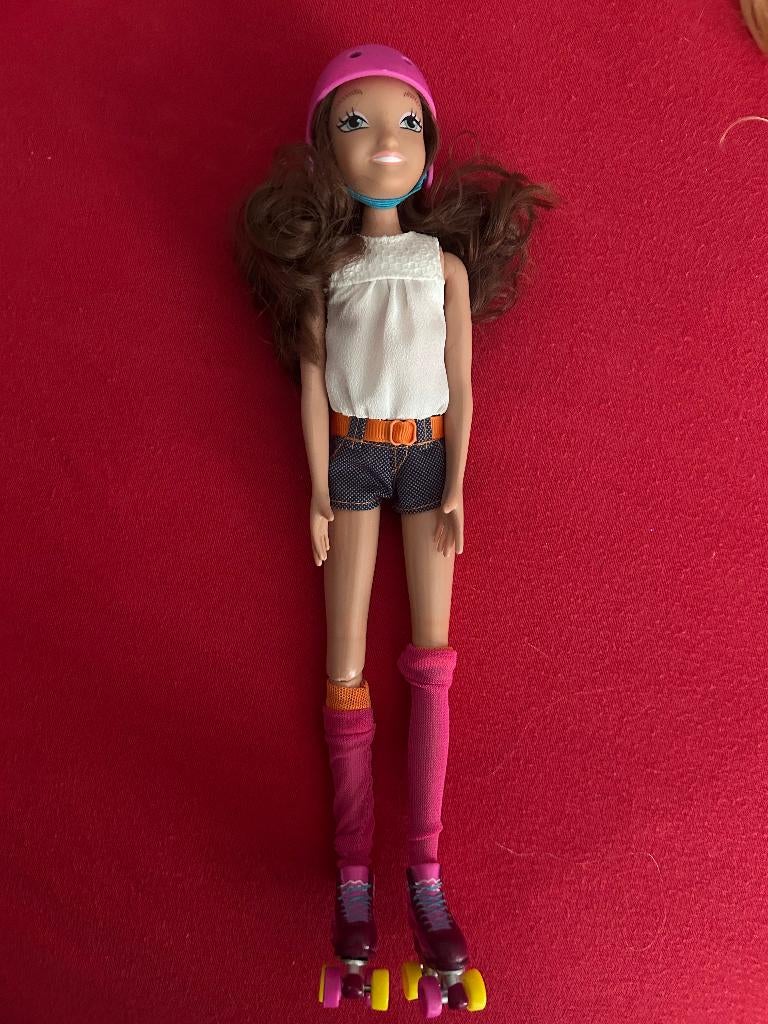 rolschaats barbie, Ophalen of Verzenden, Gebruikt, Overige typen