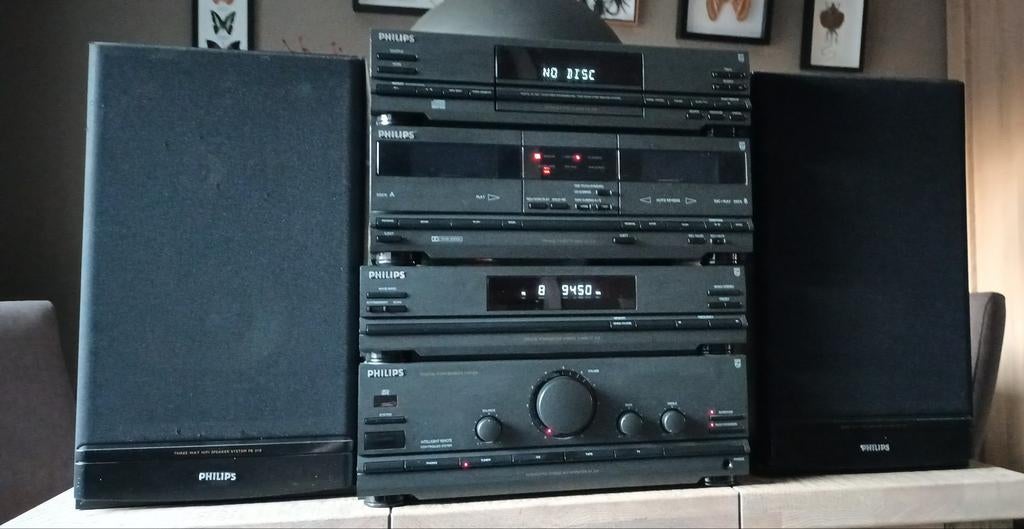 Philips 310 serie Hi-fi set inc. Luidsprekers, Philips, Losse componenten, Ophalen of Verzenden, Tuner of Radio