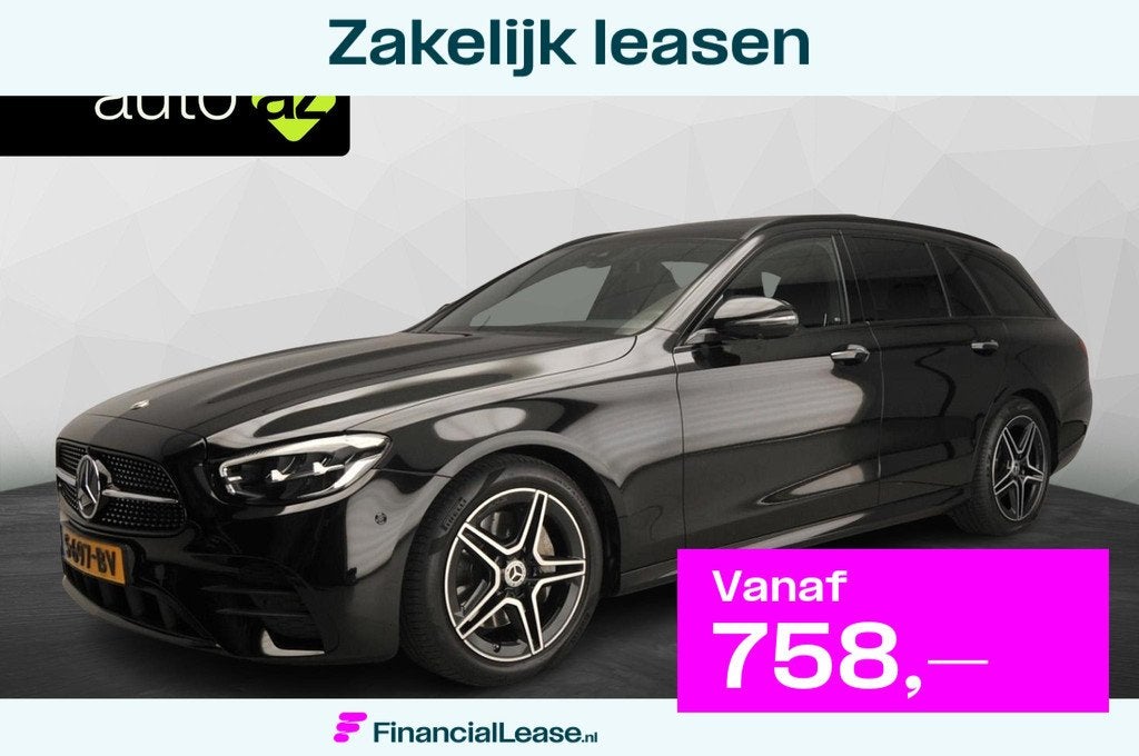 Mercedes-Benz E-klasse Estate 200 Business Solution | Trekha, Achterwielaandrijving, Gebruikt, 4 cilinders, Zwart
