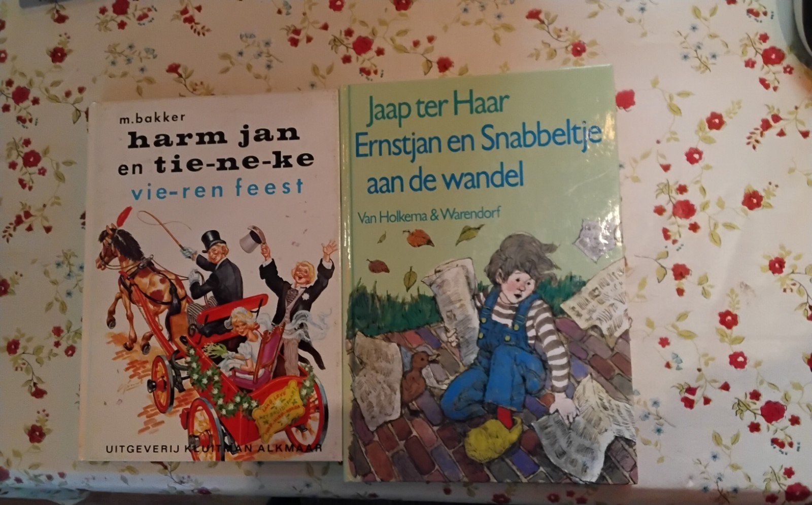 2 kinderboeken: Harm Jan en Tineke & Ernstjan en Snabbeltje, Boeken, Ophalen of Verzenden, Gelezen, M. Bakker, Jaap ter Haar, Fictie algemeen