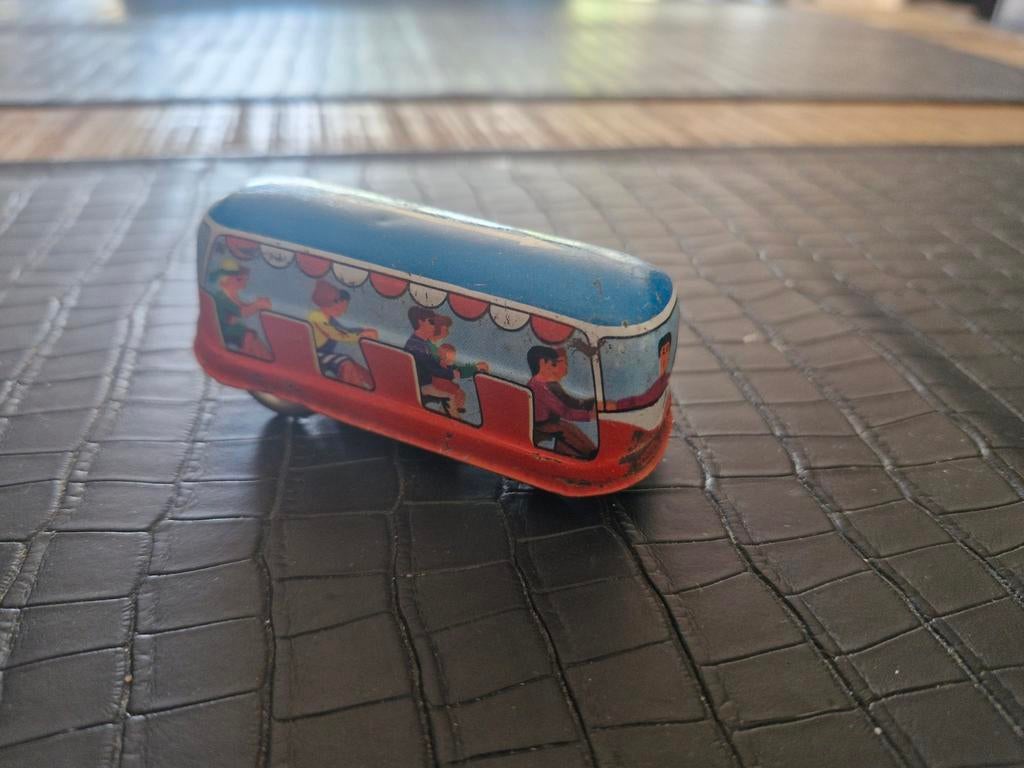 Vintage blikken bus jaren '40 - Made in Western Germany, Antiek en Kunst, Antiek | Speelgoed, Ophalen