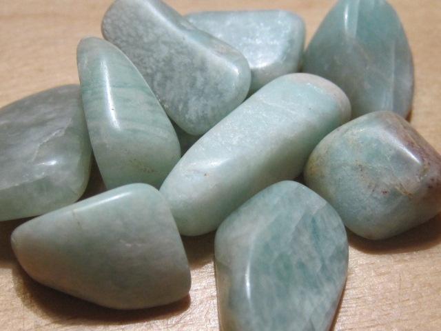 e. 10 aparte edelstenen AMAZONIET (2), Verzenden, Nieuw