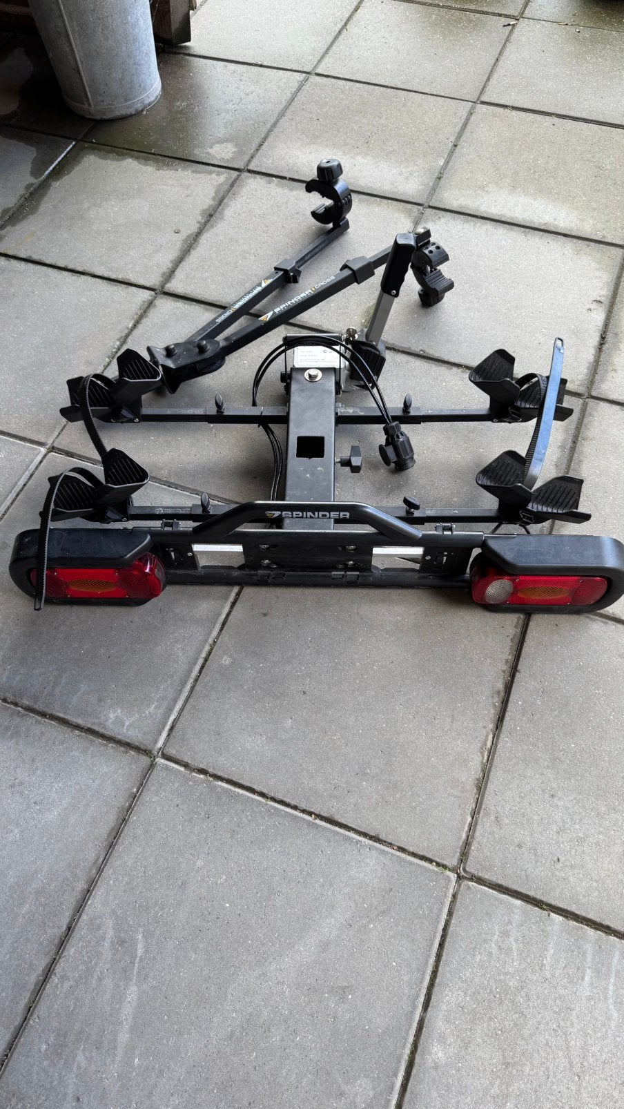 Fietsen drager, Ophalen, Gebruikt, Brede banden, 2 fietsen