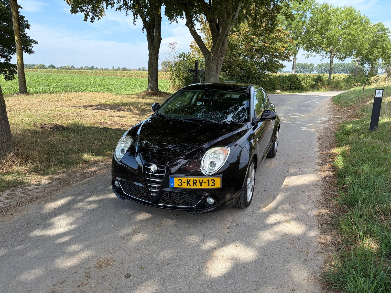 Alfa Romeo MiTo 0.9 Turbo Twin AIR 63KW 2013 Zwart, Auto's, Alfa Romeo, Voorwielaandrijving, Origineel Nederlands, 24 km/l, Handgeschakeld