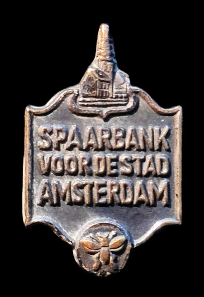 Spaarbank voor de stad Amsterdam speldv.k.k., Verzenden, Zo goed als nieuw, Sport, Speldje of Pin