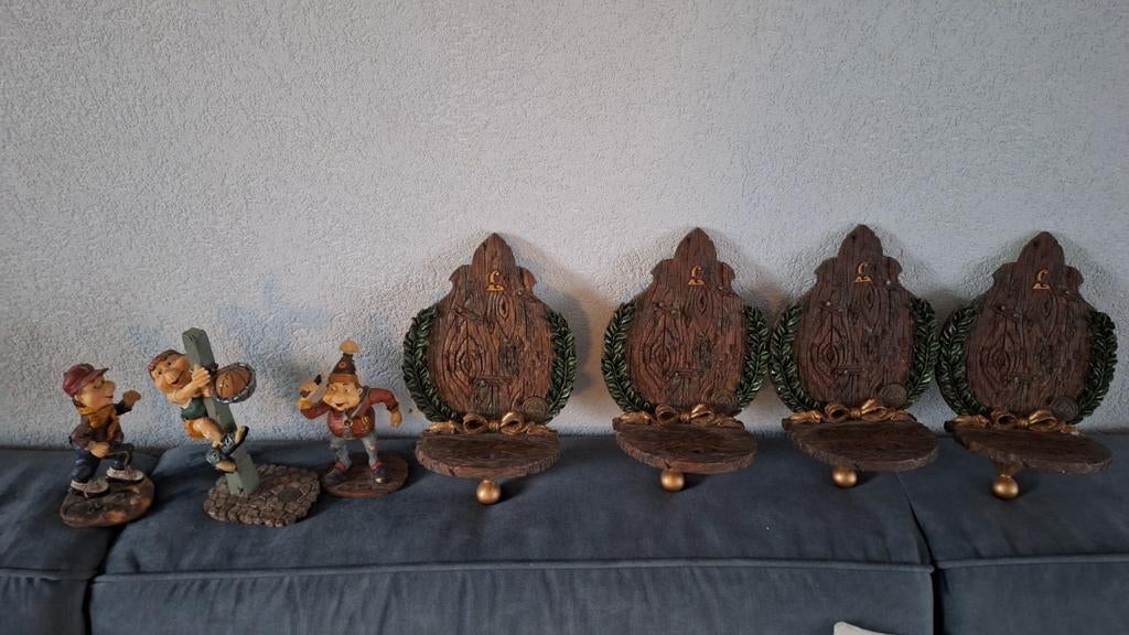 Efteling houders met 3 poppetjes, Verzamelen, Efteling, Ophalen