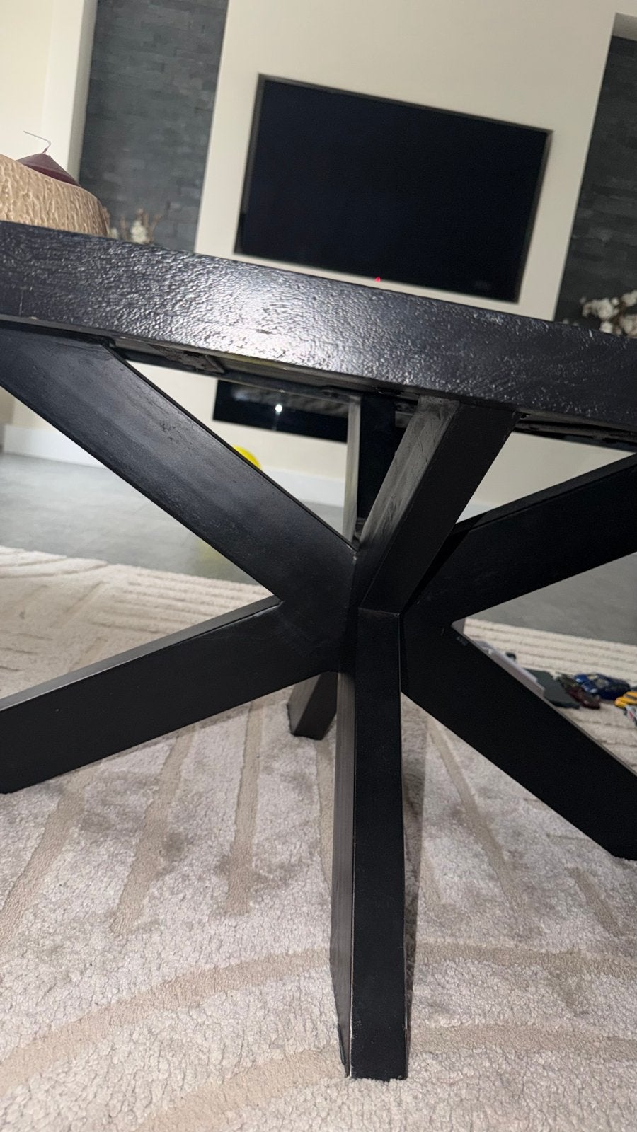 Salontafel en eethoek met stoelen, Huis en Inrichting, Ophalen, Gebruikt, 100 tot 150 cm, 150 tot 200 cm