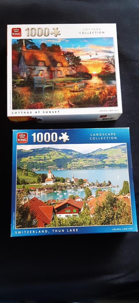 Div legpuzzels  1000 stukjes, Hobby en Vrije tijd, Ophalen of Verzenden, 500 t/m 1500 stukjes, Gebruikt, Legpuzzel