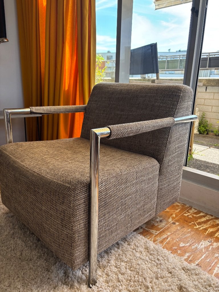 Lounge stoel 50€ ophalen, Huis en Inrichting, Ophalen, Gebruikt, 75 tot 100 cm, Stof