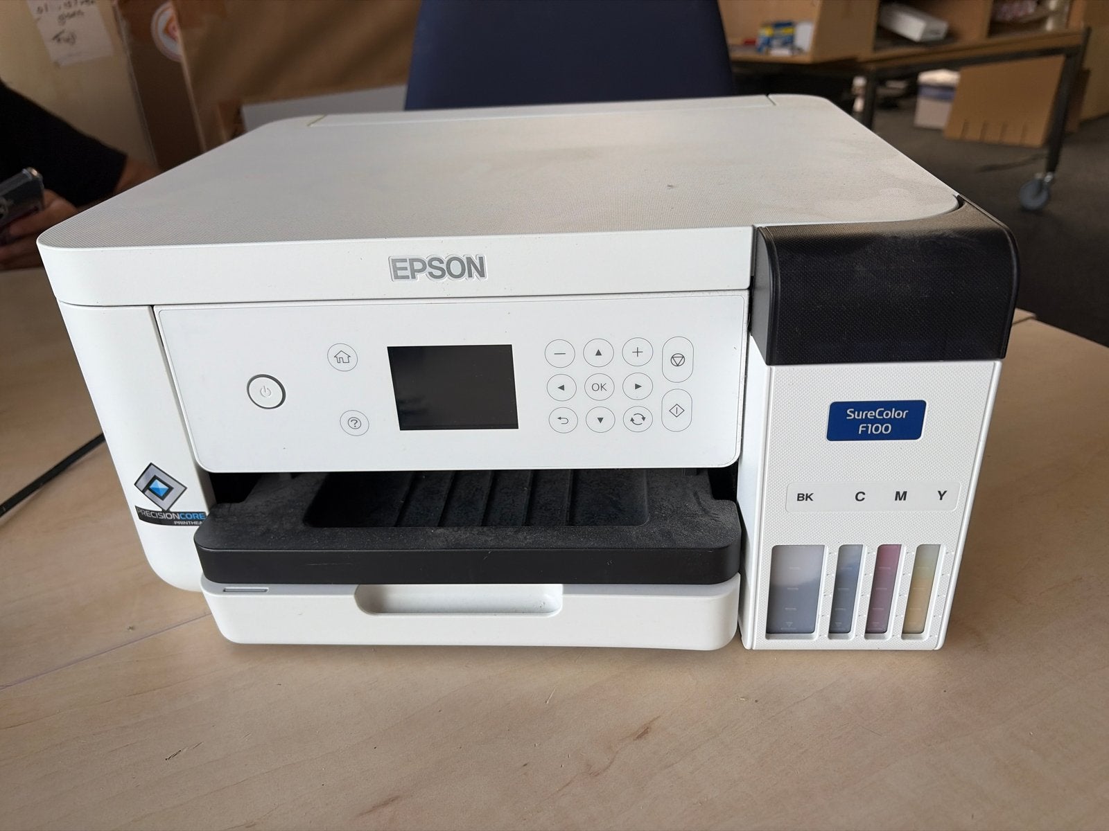 Epson SureColor F100 - weinig gebruikt, Computers en Software, Printers, Inkjetprinter, All-in-one, Kleur printen, Ophalen of Verzenden