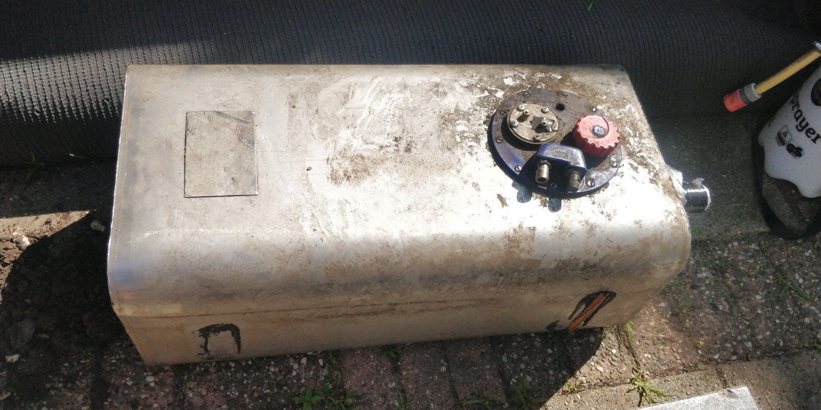RVS Brandstoftank - 69 Liter - Diesel/Benzine, Ophalen, Gebruikt, Universele onderdelen