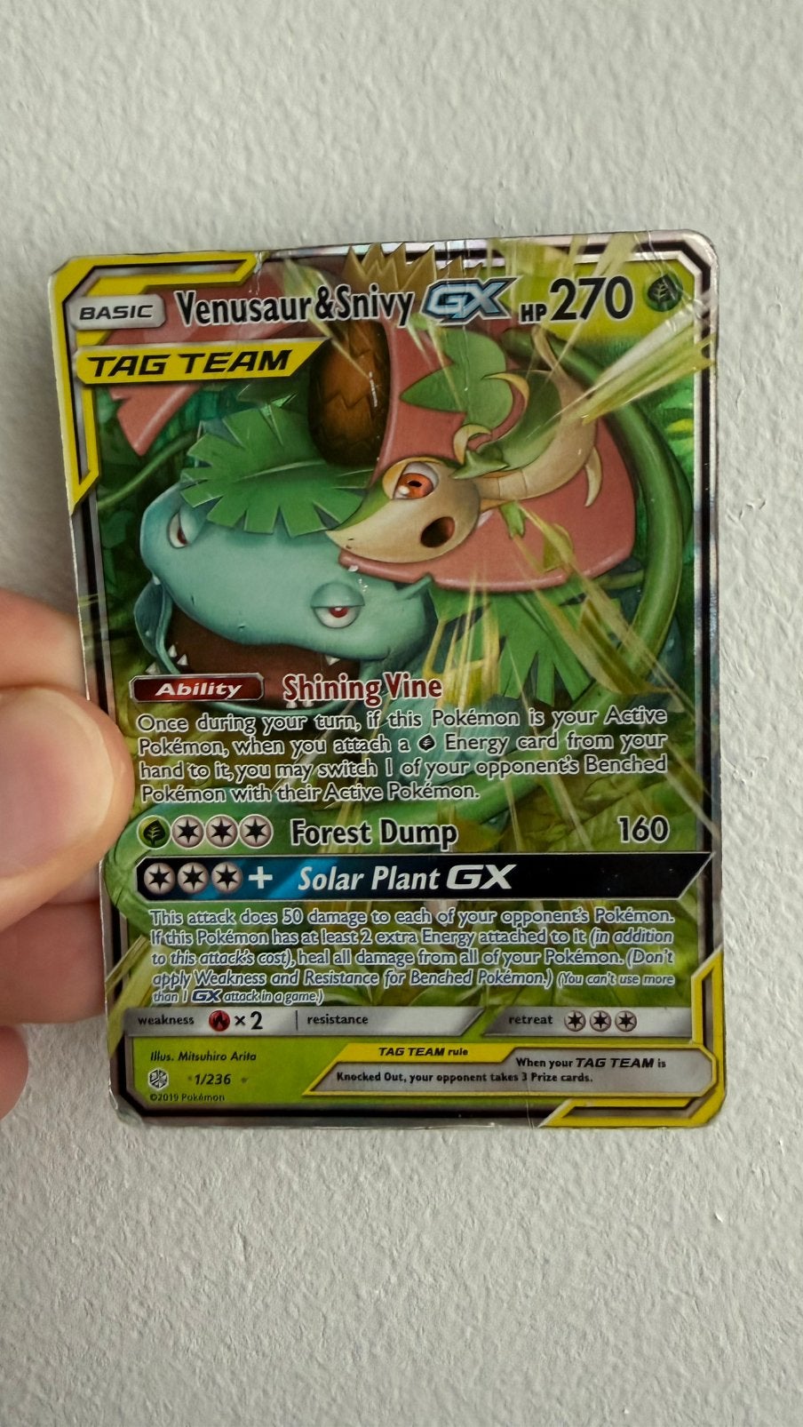 Venusaur & Snivy GX (CEC 1) / PO, Ophalen of Verzenden, Zo goed als nieuw