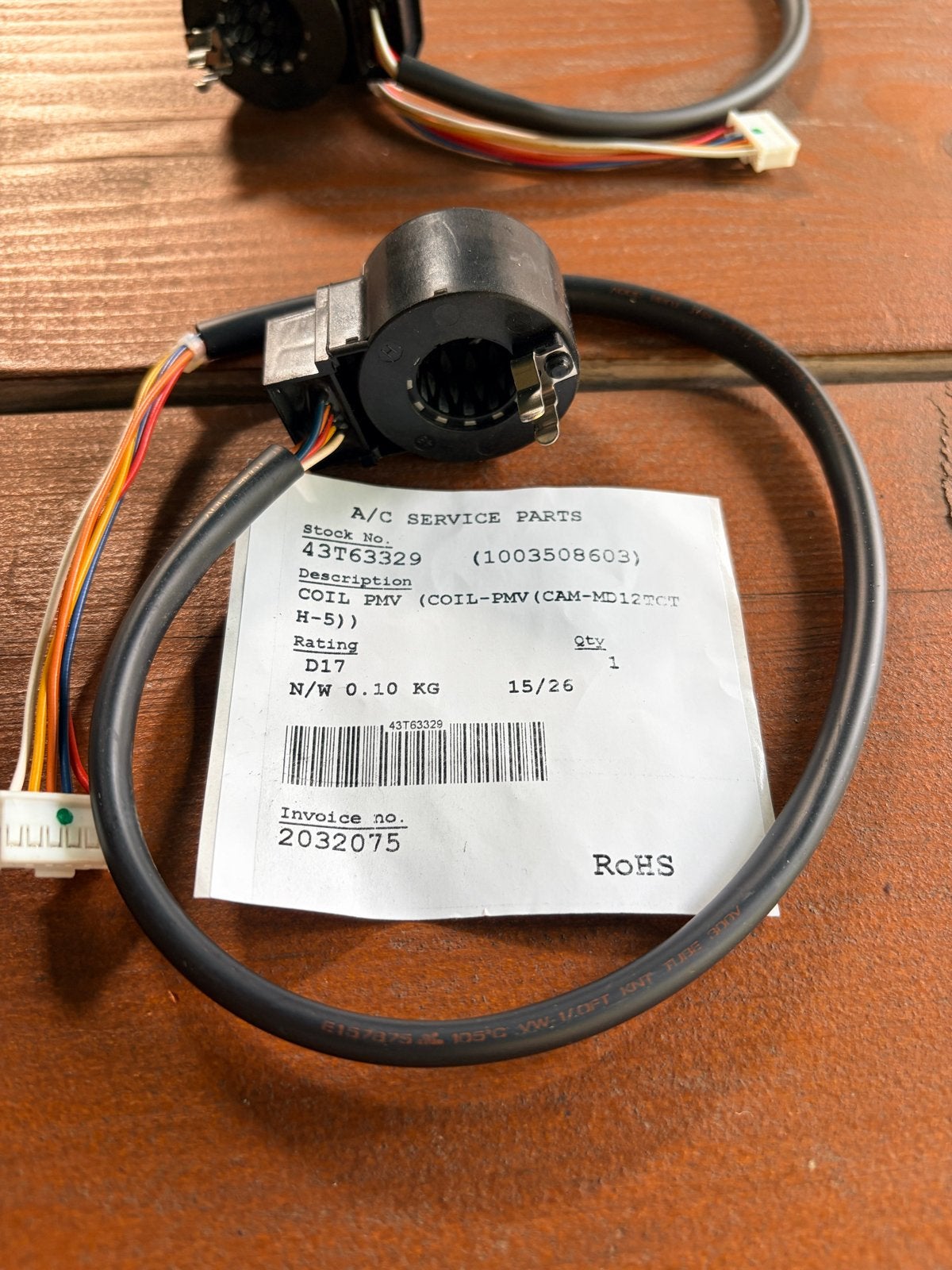 Toshiba COIL PMV (43T63329) airco onderdeel (2x), Witgoed en Apparatuur, Minder dan 60 m³, Nieuw, 3 snelheden of meer, Ophalen of Verzenden