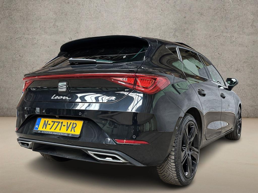 SEAT Leon 1.0 eTSI FR Intense Sport Automaat (SCHUIFDAK, BLA, 12 maanden, Gebruikt, Leon, Leder en Stof