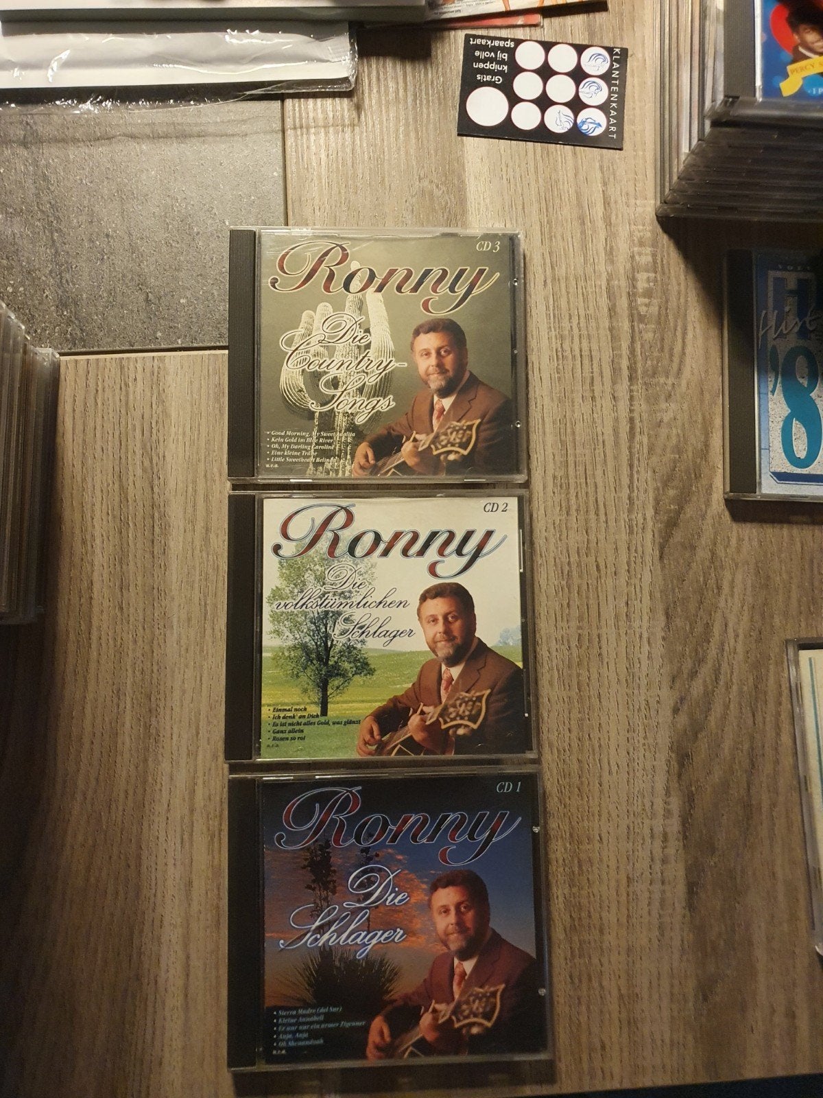 3x cd ronny, Ophalen of Verzenden, Zo goed als nieuw