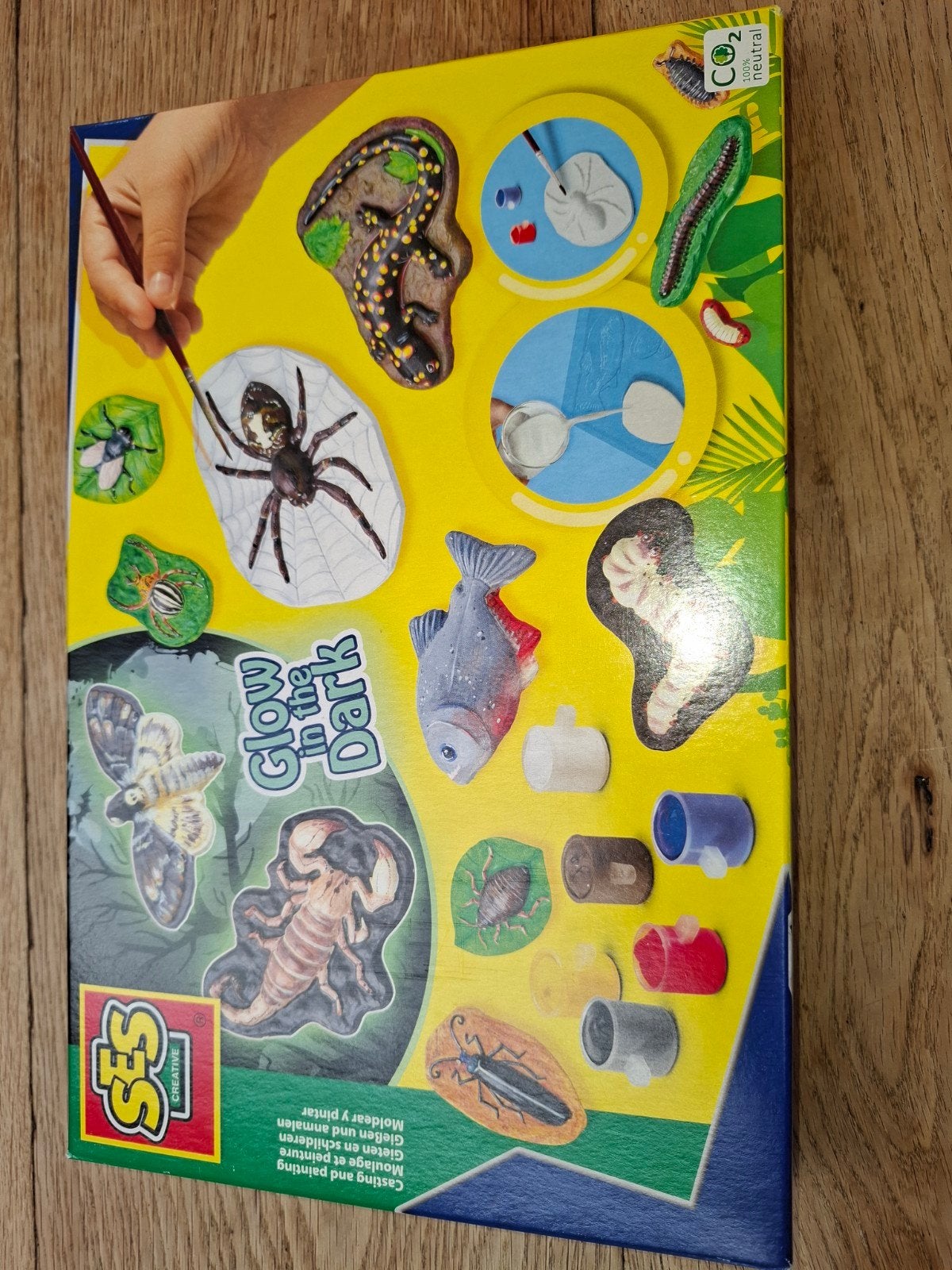 SES Creative Gips Dieren Maken Glow in the Dark, Dieren, Nieuw, Ophalen of Verzenden, Overige materialen