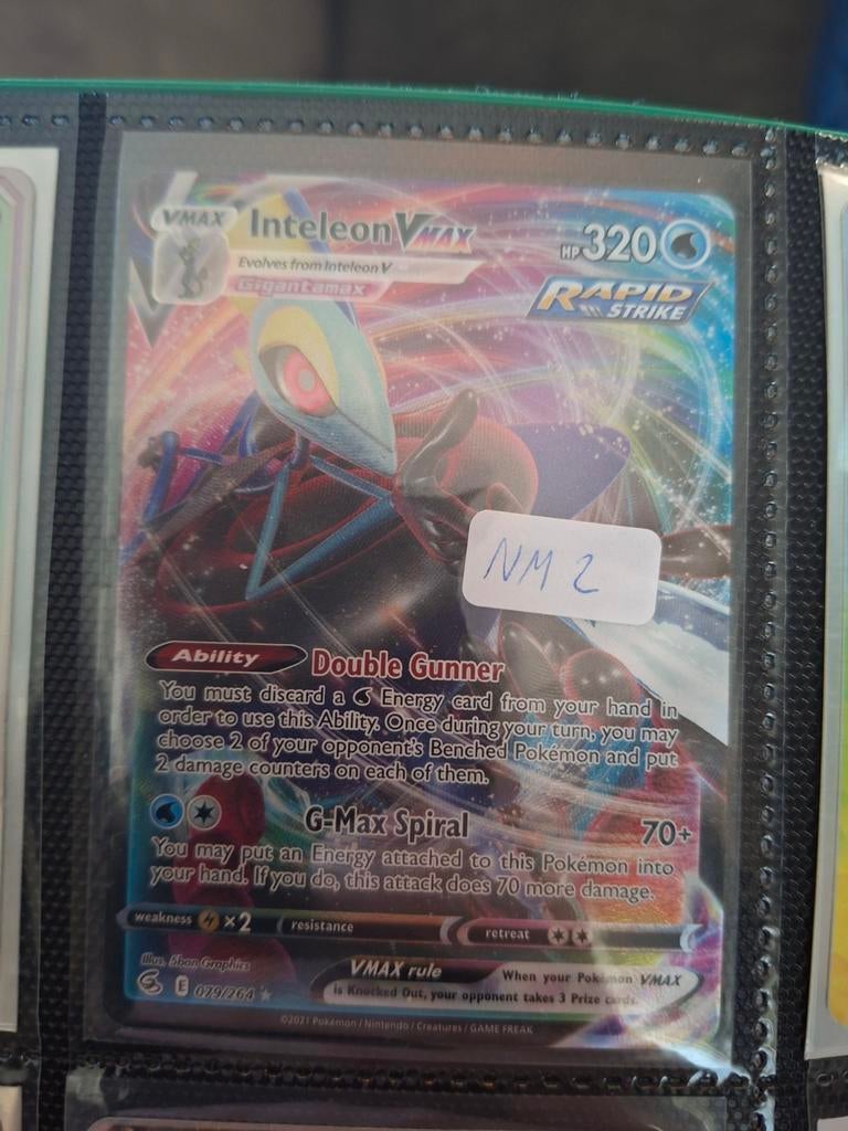 Pokémon Inteleon VMAX kaart, Ophalen of Verzenden