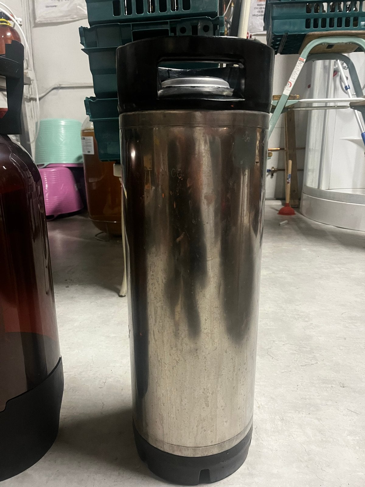Corny Keg 19L met extra onderdelen en O-ringen, Ophalen of Verzenden, Gebruikt, Overige typen