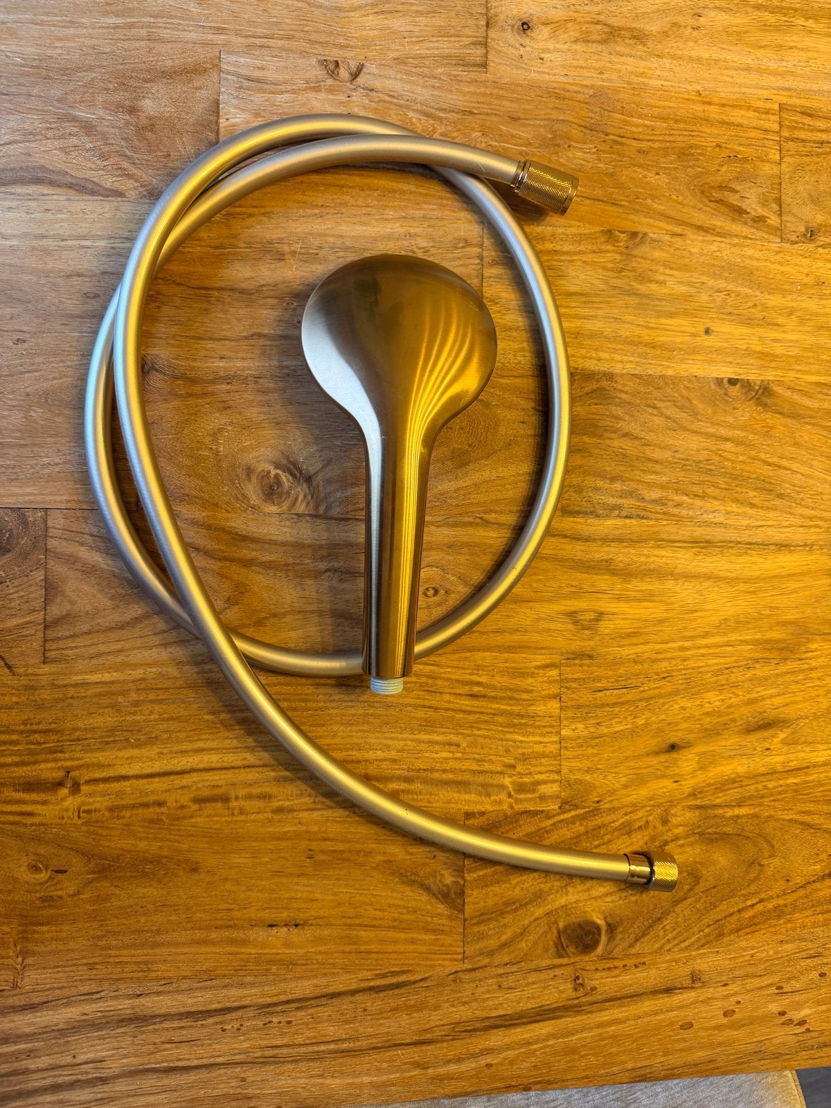 Grohe Douchekop met doucheslang brons - nieuw, Ophalen of Verzenden, Nieuw, Chroom, Douche