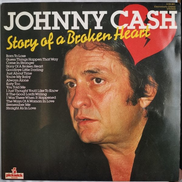 lp,Johnny Cash – Story Of A Broken Heart, Ophalen of Verzenden, Gebruikt, 12 inch