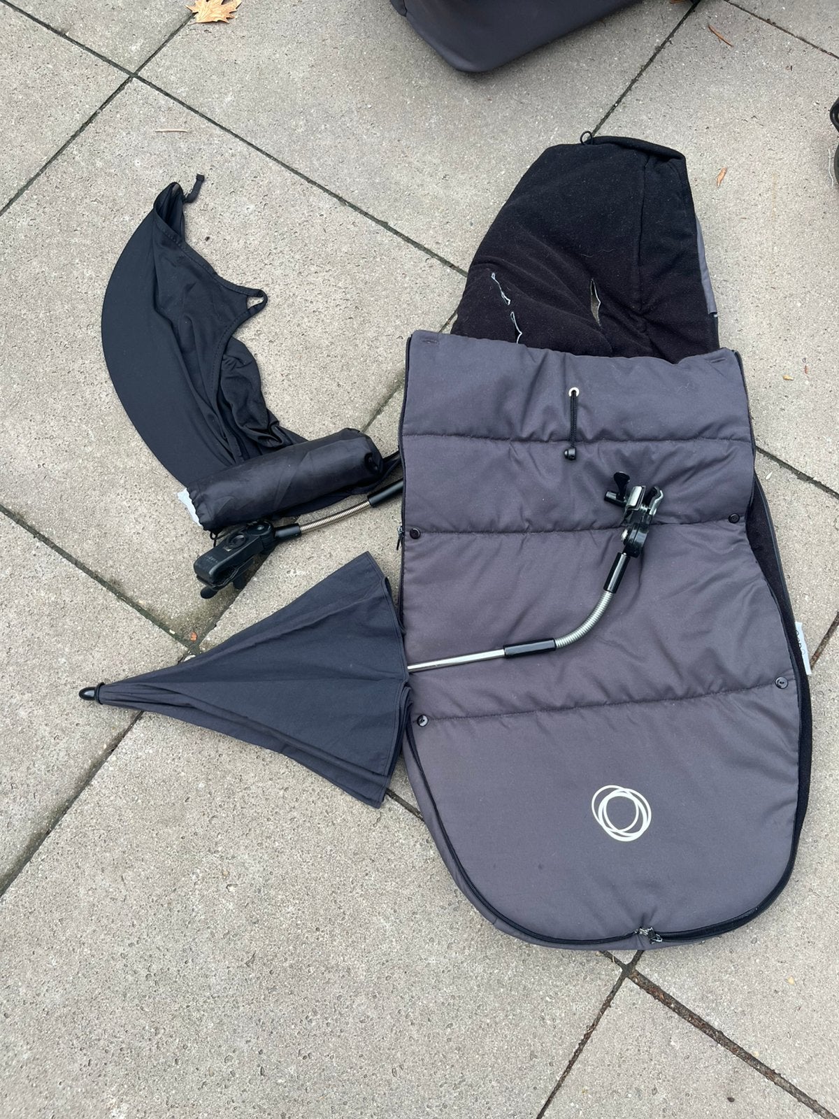 Buoabo kinderwagen  Antracietgrijs, Ophalen, Gebruikt