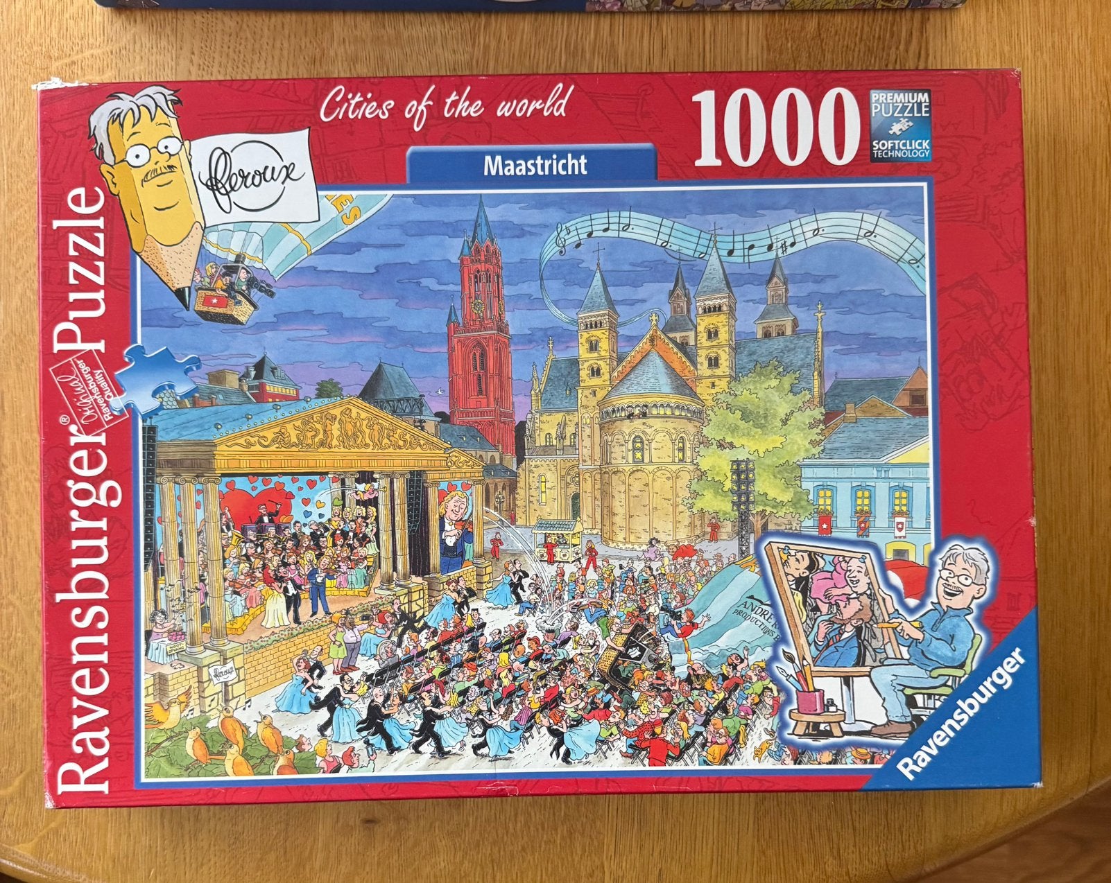 Ravensburg City puzzel., Ophalen, 500 t/m 1500 stukjes, Zo goed als nieuw, Legpuzzel