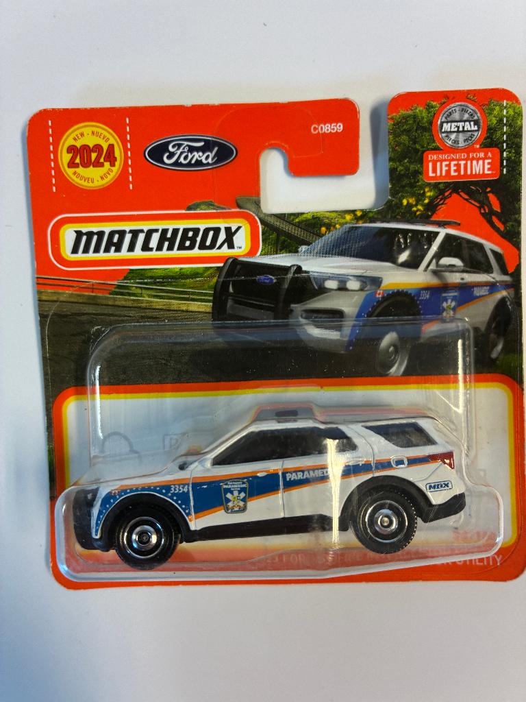 89997: Ford Police Interceptor Utility - 2023 - Matchbox, Nieuw, Ophalen of Verzenden, Gondel 1, 1186MJ Amstelveen, Service.nl@mattel.com
