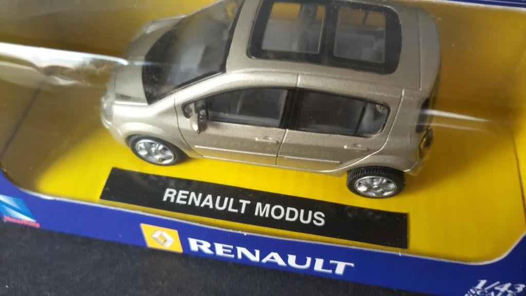 Renault Modus 1:43 Newray Pol, Hobby en Vrije tijd, Modelauto's | 1:43, Overige merken, Auto, Verzenden, .