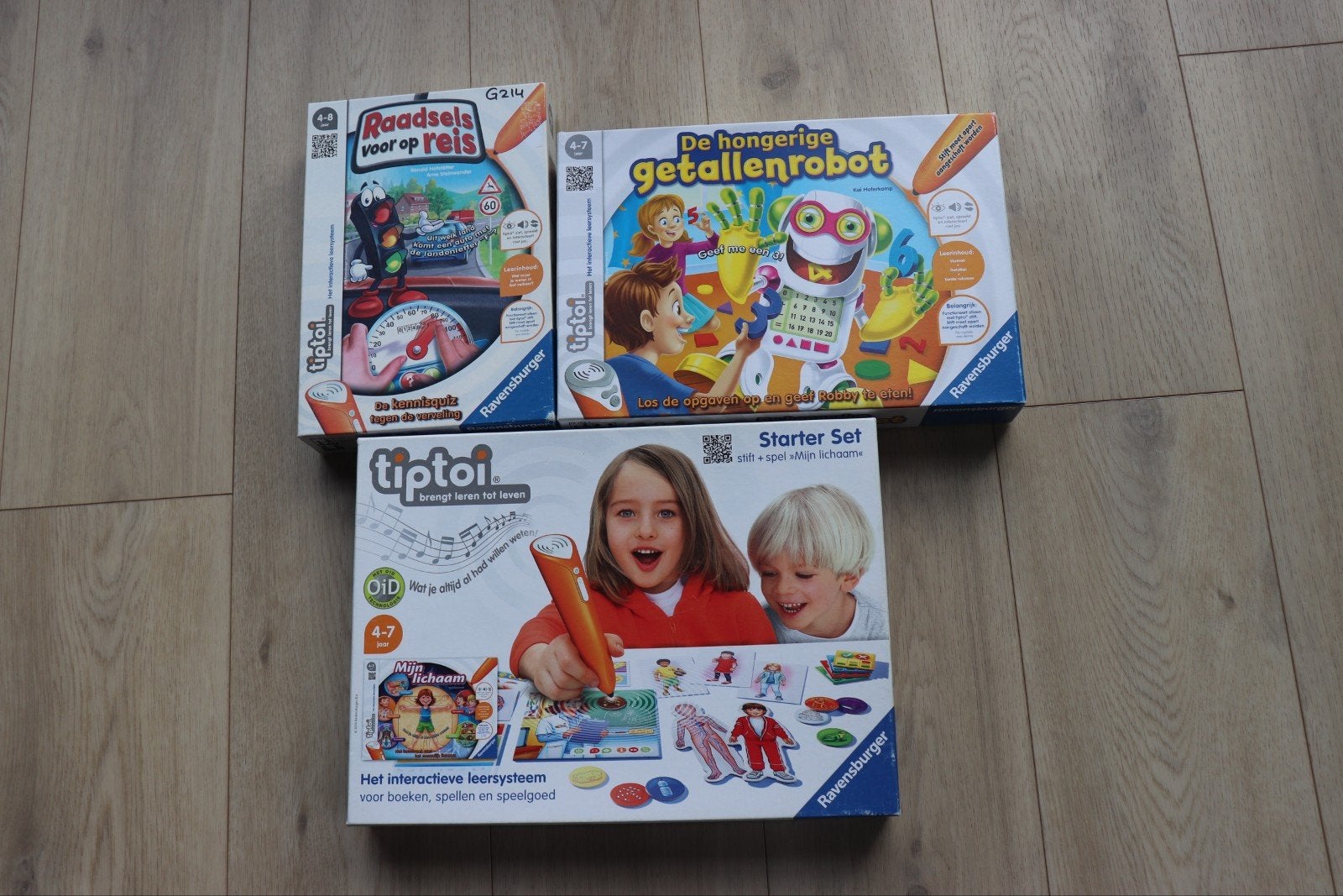 Tiptoi Stift met 3 spellen (excl. oplaadsnoer), Ophalen of Verzenden, Gebruikt, Taal en Lezen, Met geluid