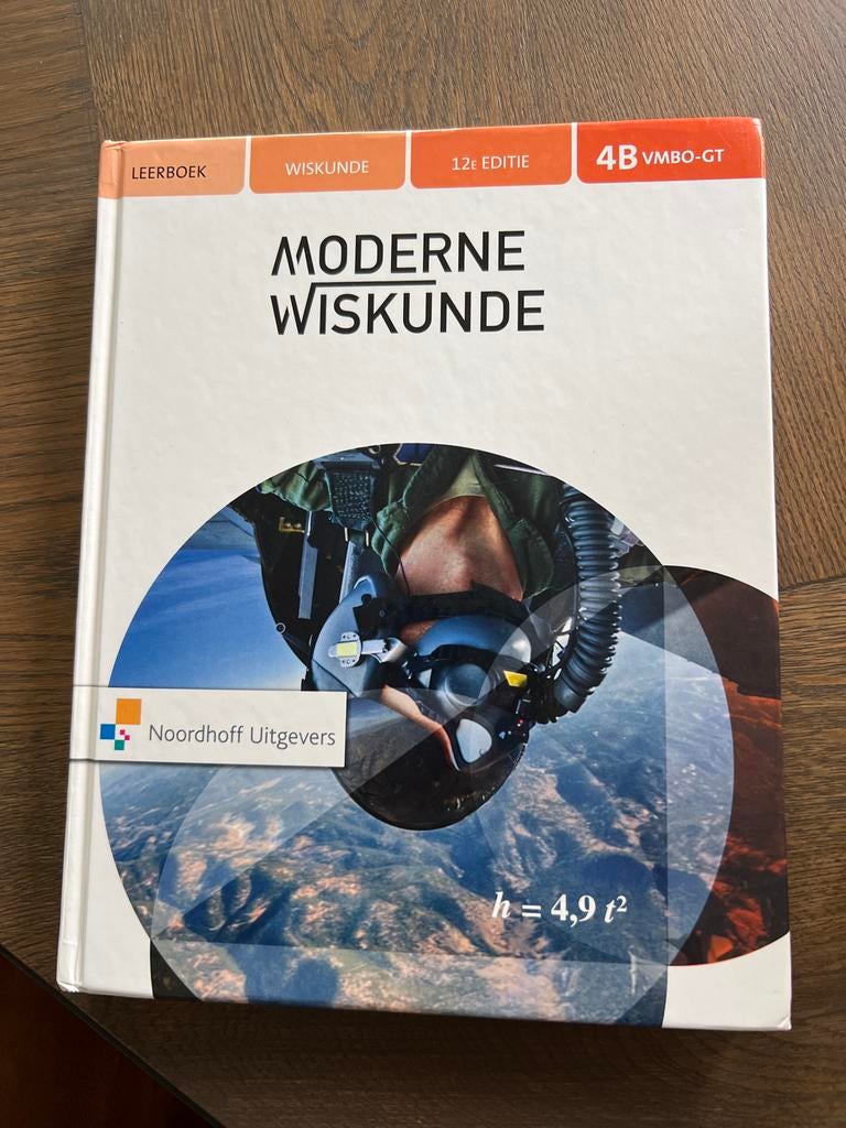 Moderne Wiskunde 4B VMBO-GT 12e editie Leerboek, Ophalen of Verzenden, Beta, Gelezen, MBO