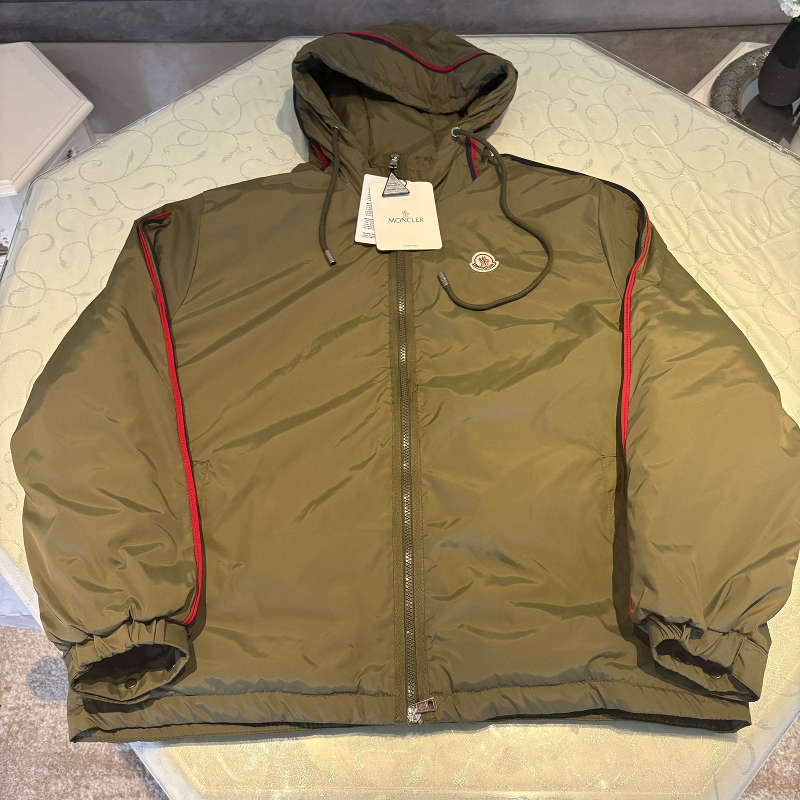 Moncler windbreaker, Ophalen of Verzenden, Nieuw, Maat 52/54 (L), Groen