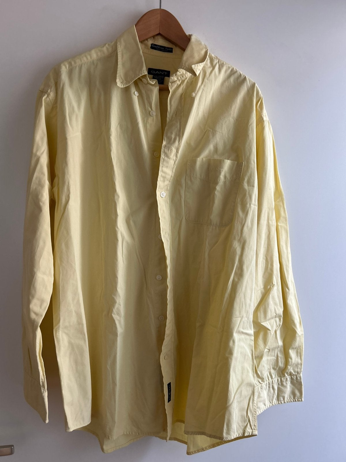 Lichtgeel GANT overhemd (NIEUW) maat: L, Kleding | Heren, GANT, Geel, Nieuw, Ophalen of Verzenden