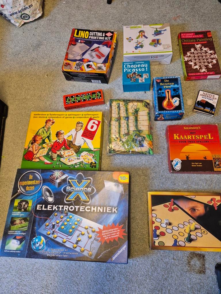 14 Kinderen spelletjes, Een of twee spelers, Ophalen, Gebruikt, Ravensburger