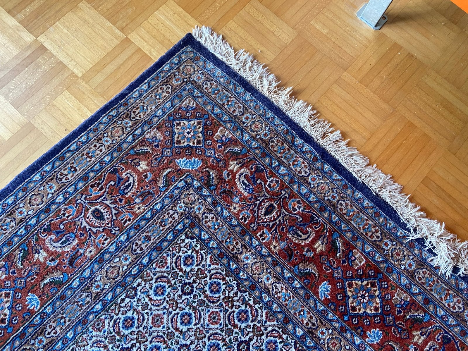 Prachtig Perzisch tapijt - Klassiek design, Gebruikt, Blauw, 150 tot 200 cm, 200 cm of meer