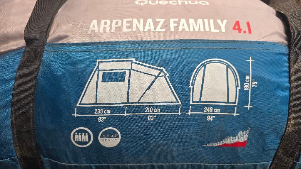 Tent voor 4 personen, Caravans en Kamperen, Tenten, Ophalen, Zo goed als nieuw, Tot en met 4
