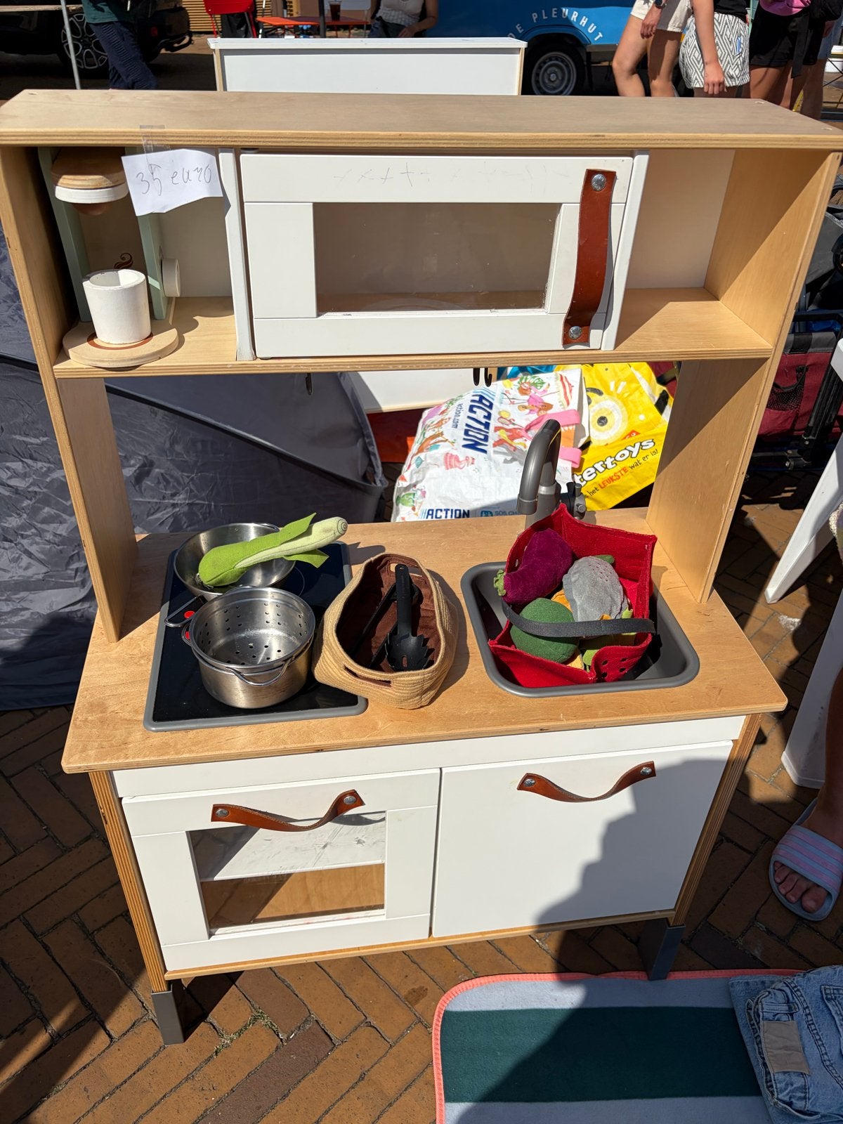 Speelgoed kinder keuken, Ophalen, Gebruikt, Hout, Speelkeuken
