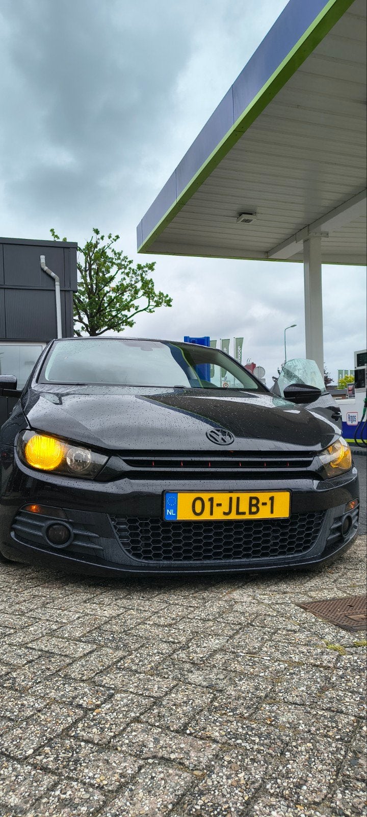 Volkswagen Scirocco 1.4 TSi  2009 Zwart 19 inch schroefset, Auto's, Volkswagen, Voorwielaandrijving, Parkeersensor, Zwart, 4 cilinders