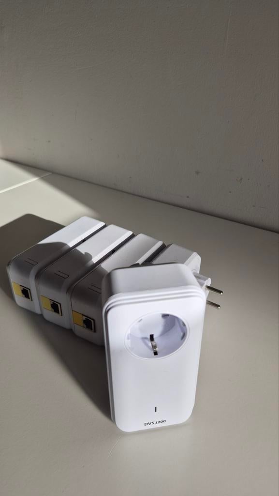 Devolo DVS 1200 Powerline Adapters (4 stuks), Ophalen of Verzenden, Zo goed als nieuw