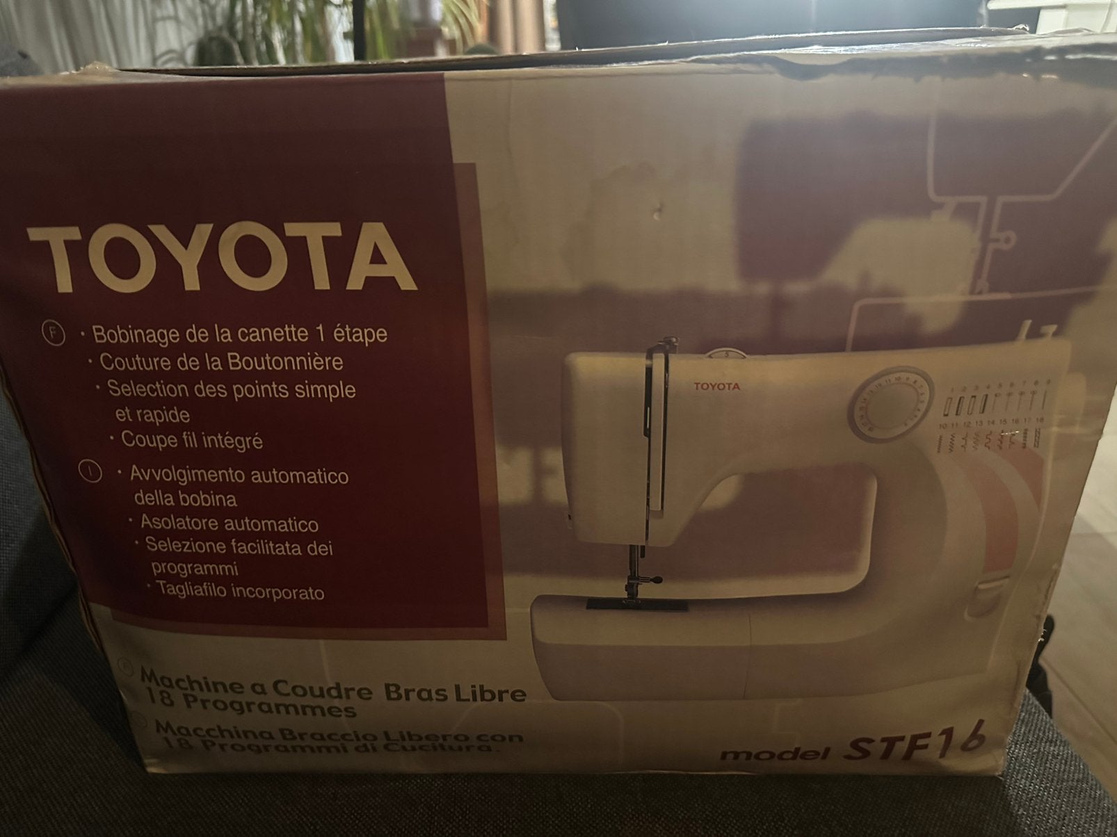 toyota naaimachine, Ophalen of Verzenden, Gebruikt, Naaimachine, Overige merken