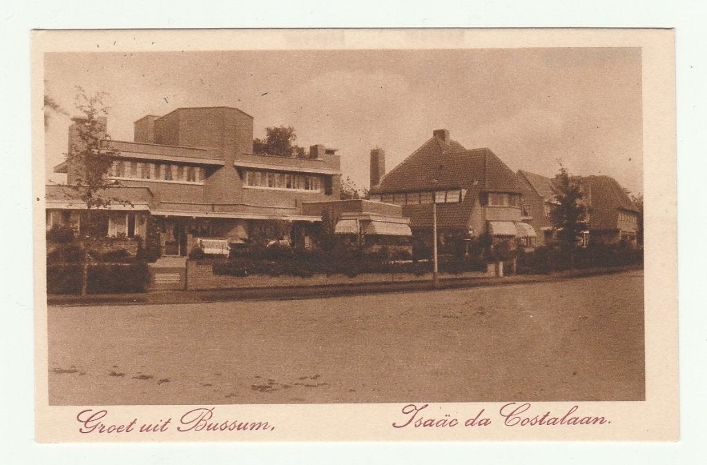 Bussum - Isaac da Costalaan, Ophalen of Verzenden, 1920 tot 1940, Ongelopen, Noord-Holland